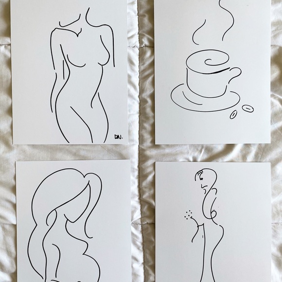 Simple line art by creme de la creme - Picture 3 of 9